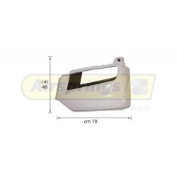 MAN LH LOWER BUMPER (WITH FOGLAMP HOLES - PRIMER)