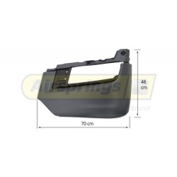 MAN LH LOWER BUMPER (WITH FOGLAMP HOLES) GREY