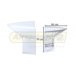 MERCEDES LH REAR CAB DEFLECTOR (UPPER)
