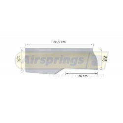 RENAULT LH FENDER EXTENSION