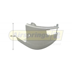 SCANIA RH BUMPER CORNER (45cm WHITE)