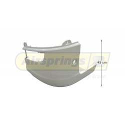 SCANIA LH BUMPER CORNER (45cm WHITE)