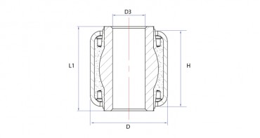 ANTI-ROLL BAR BUSHING - ERF MAN NEOPLAN