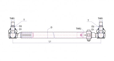 CENTRE ROD - SCANIA