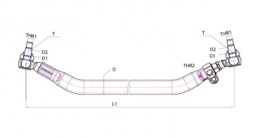 CENTRE ROD - MERCEDES