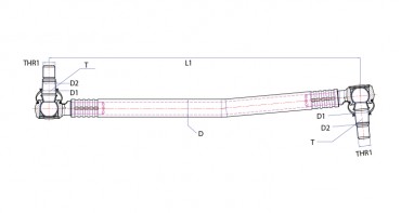 CENTRE ROD - SCANIA