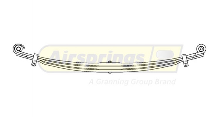 TRUCK SPRING - RENAULT 3 LEAF | 5430122792