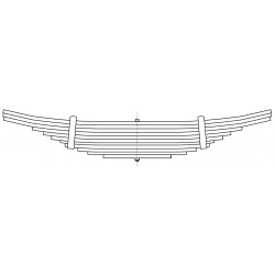 TRUCK SPRING - HINO 11-LEAF REAR