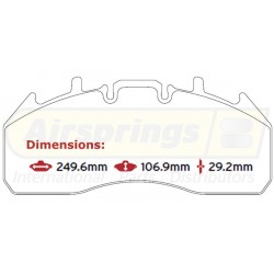 BRAKE PAD SET VOLVO RENAULT