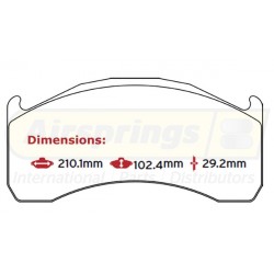 BRAKE PAD SET VOLVO