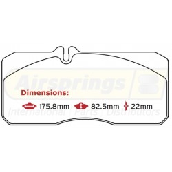 BRAKE PAD SET
