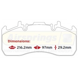 BRAKE PAD SET RENAULT VOLVO