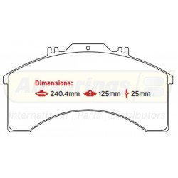 BRAKE PAD SET