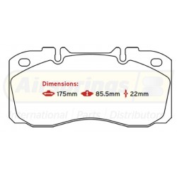 BRAKE PAD SET (WVA29122)